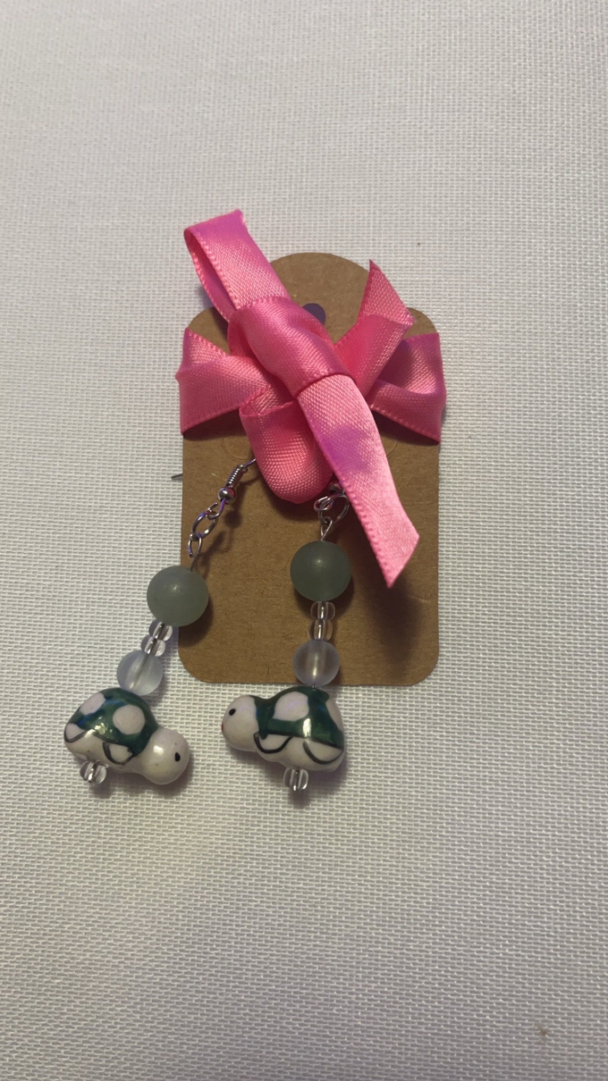 Handmade Turtle Earrings